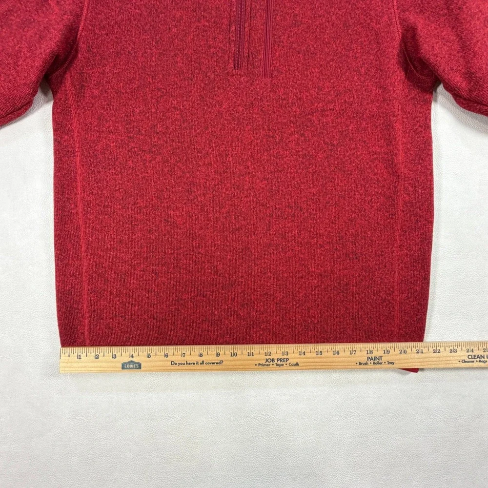 Patagonia Better Sweater 1/4 Zip Fleece Pullover Mens Medium Red Heather